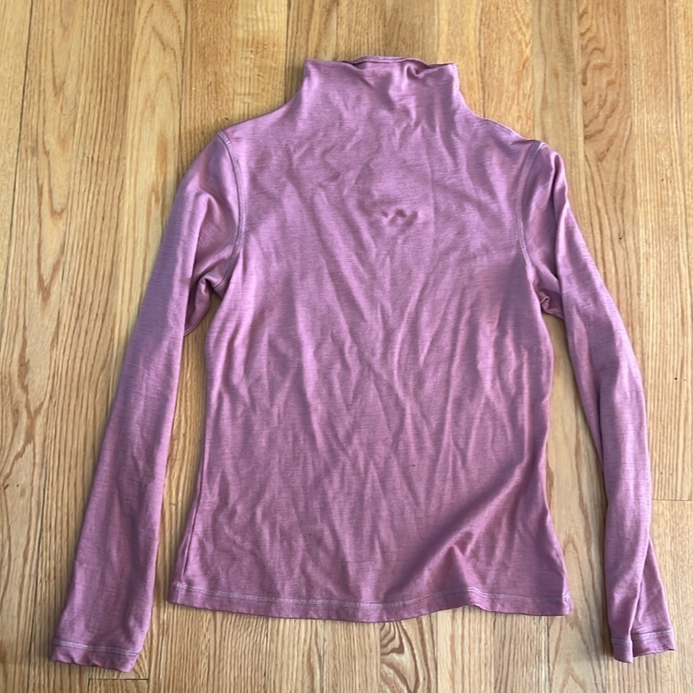 Frank and oak pink wool turtleneck sweater